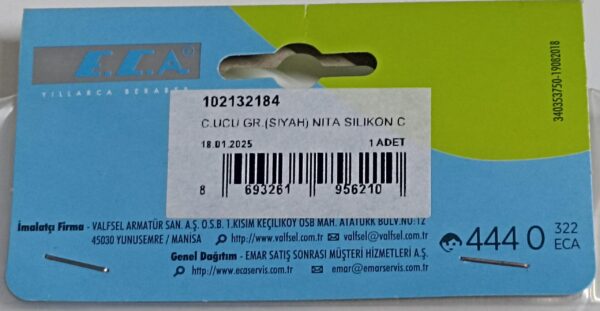 ÇIKIŞ UCU GR.SİYAH NİTA SİLİKON 102132184 - Görsel 2
