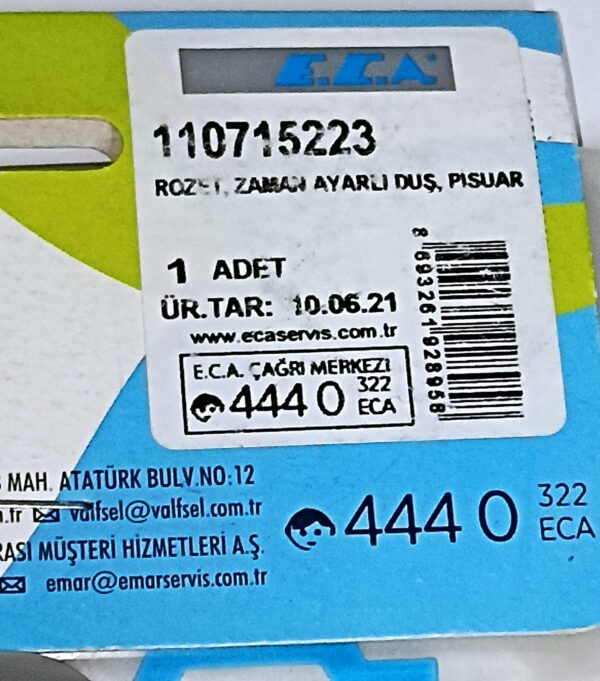 ROZET ZAMAN AYARLI DUŞ PİSUVAR 110715223 - Görsel 3
