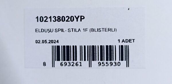 ELDUŞU SPİL-STİLA 1F (BLİSTERLİ) 102138020YP - Görsel 2