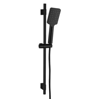 ECA Tiera Plus Banyo Hareketli Sürgülü Duş Seti Üst Takımı Mat Siyah 102146092C1