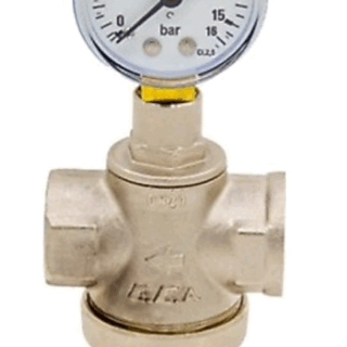 E.C.A 1" Basınç Düşürücü Valf Manometreli Pistonlu 602111042