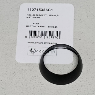 110715356C1 KOL ALTI ROZETİ MAT SİYAH