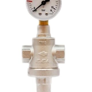 ECA 1/2'' Manometreli Su Basınç Düşürücü Allen Ayarlı İç Vida X İç Vida 602111005