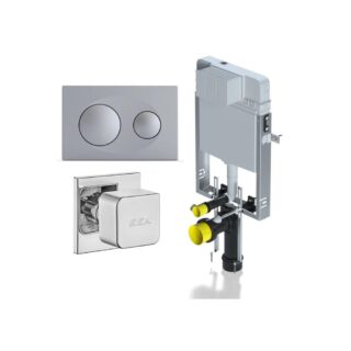 Eca Serel Smooth Gömme Rezervuar 3'Lü Set T02-0111Bk4024