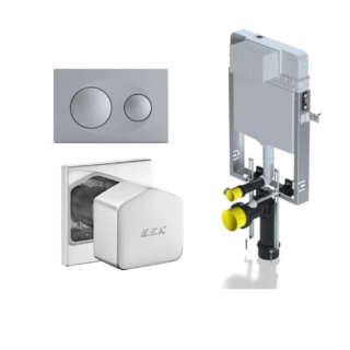 Eca Serel Smooth Gömme Rezervuar 3’Lü Set T02-0111Bk4026