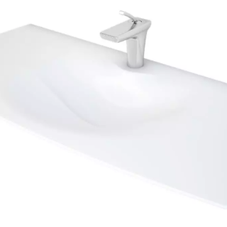 Serel PR35STS110H Purity 48 X 100 cm Tezgah Üstü Lavabo + Sifon